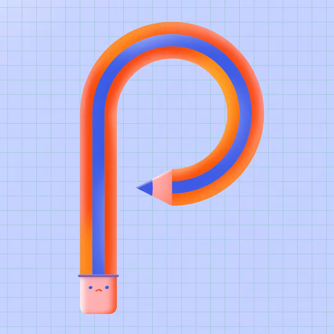 P for Grumpy Pencil