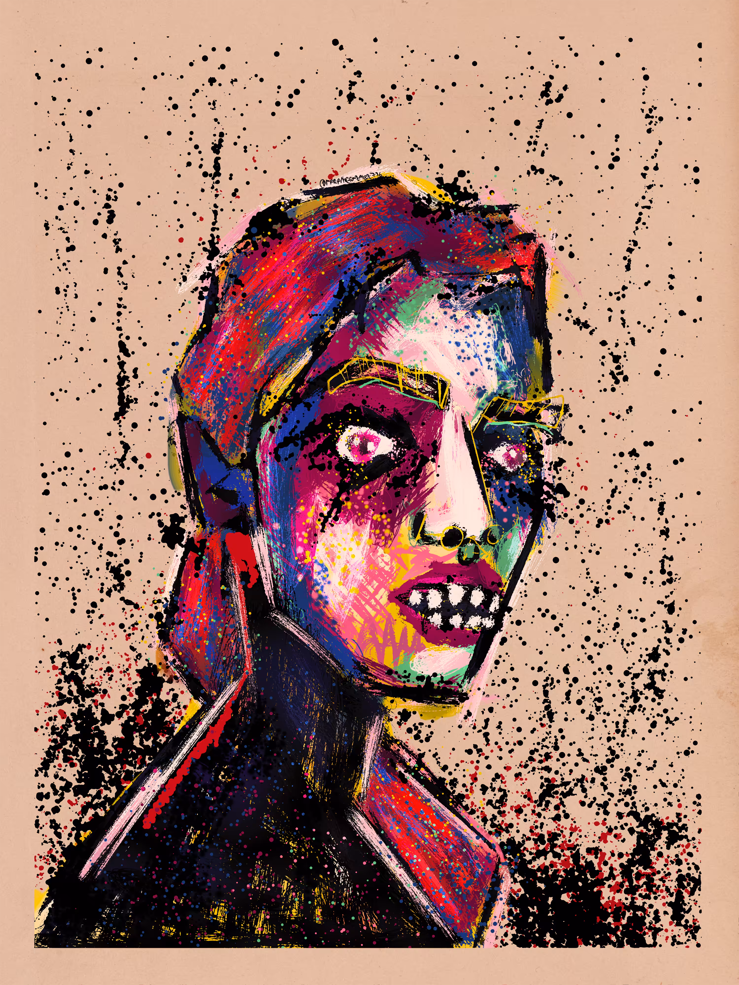neo-expressionist Airs: HeartBreakers Collection: HB#12