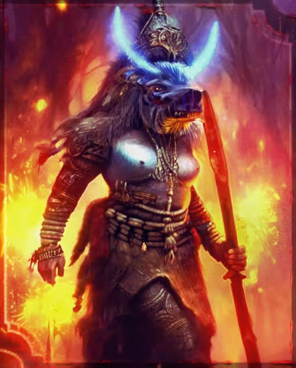 H#01A04 --- Characterrarium --- The highest deeds of the daiodi witch doctor, known by many as Rattlesack Number