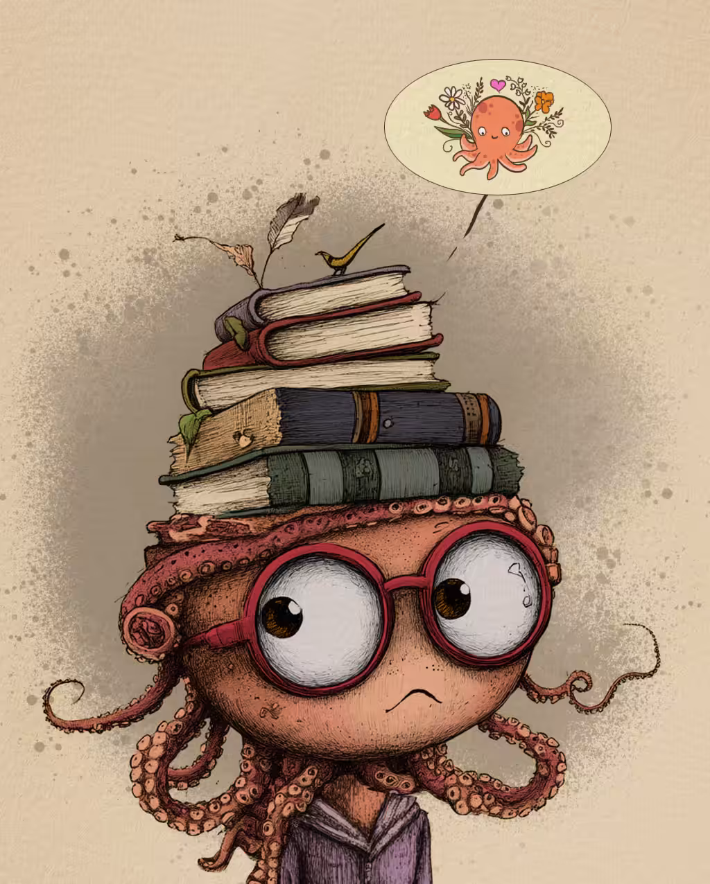 S5 - The Octopus that lives outside Books