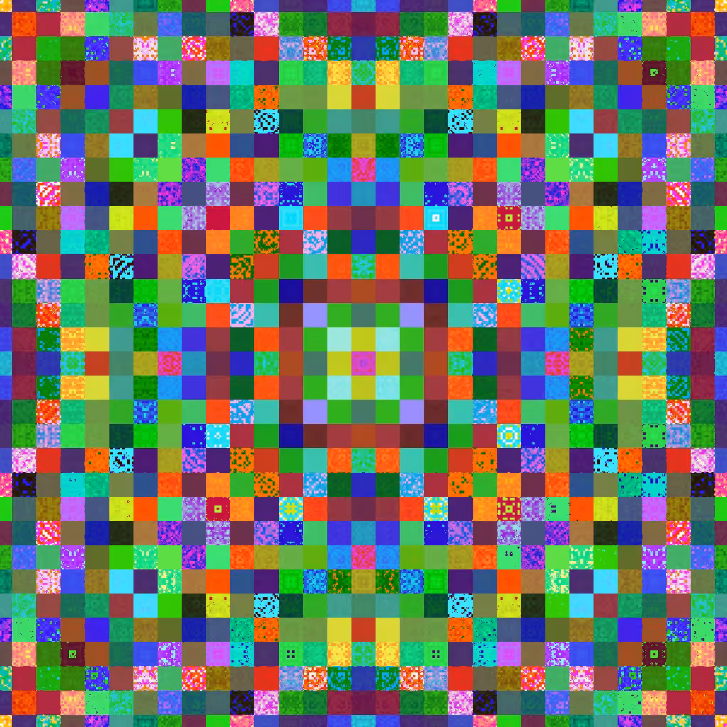 glitched quilt sq #6