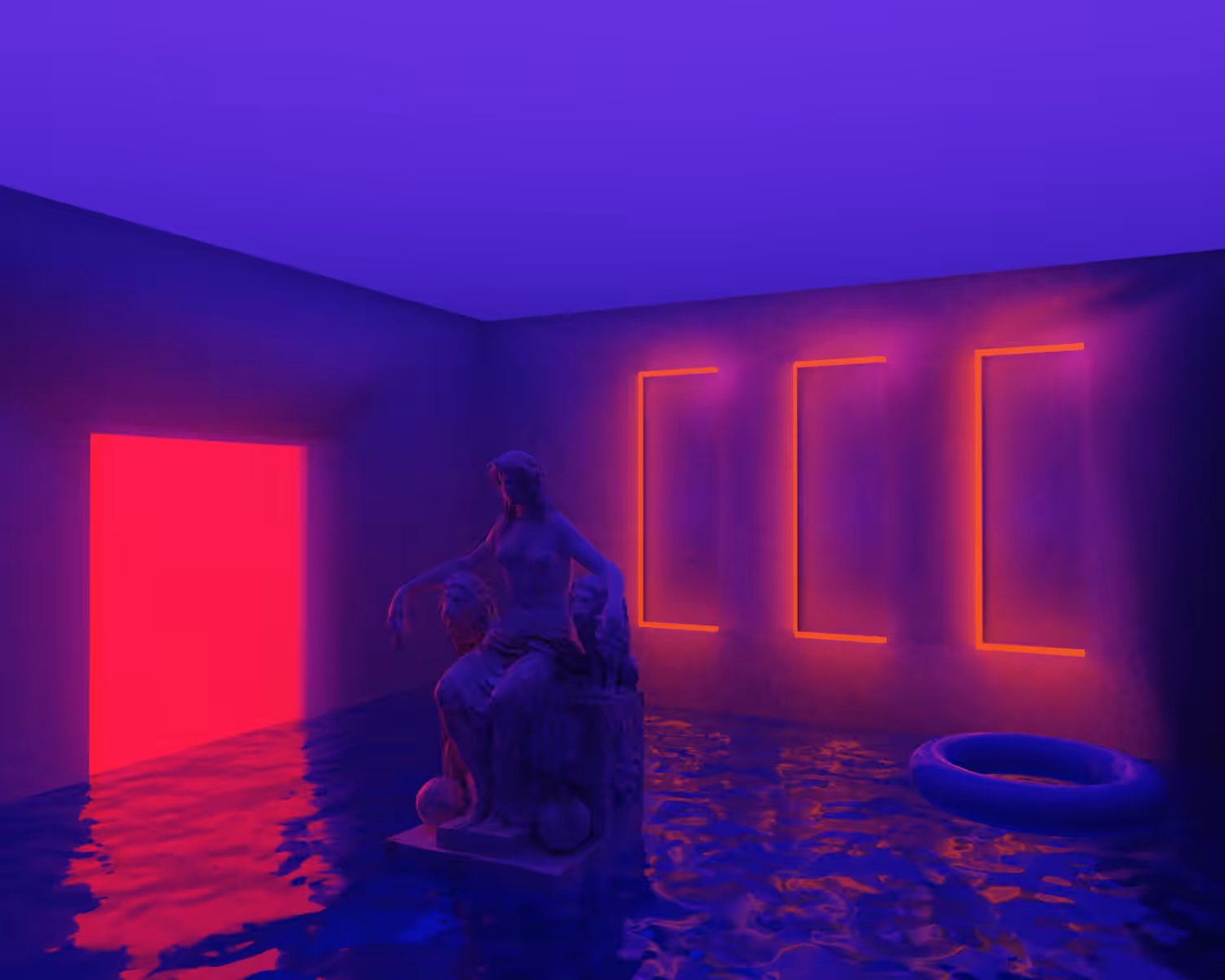 Water room bloom