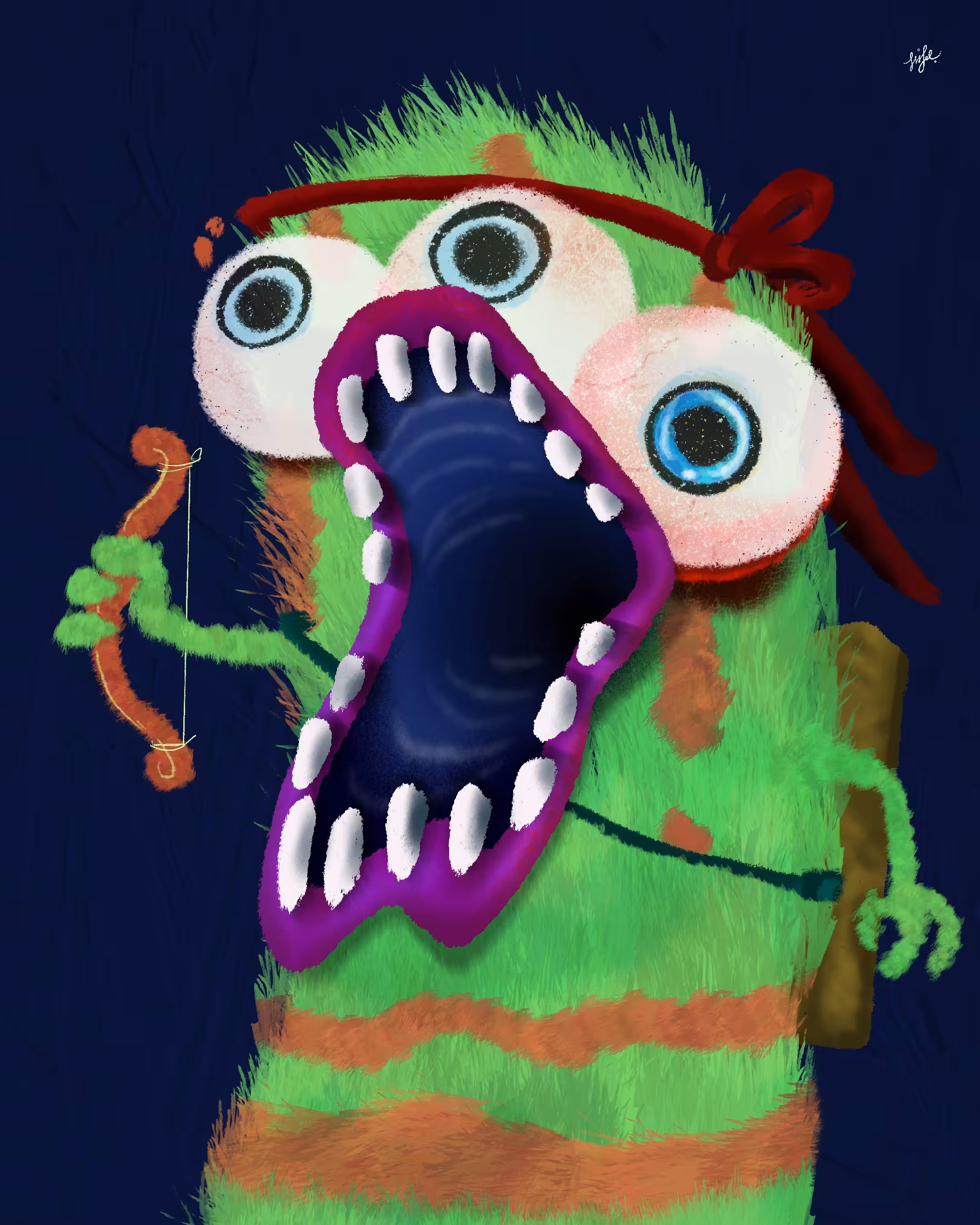 Depression Monster #0033