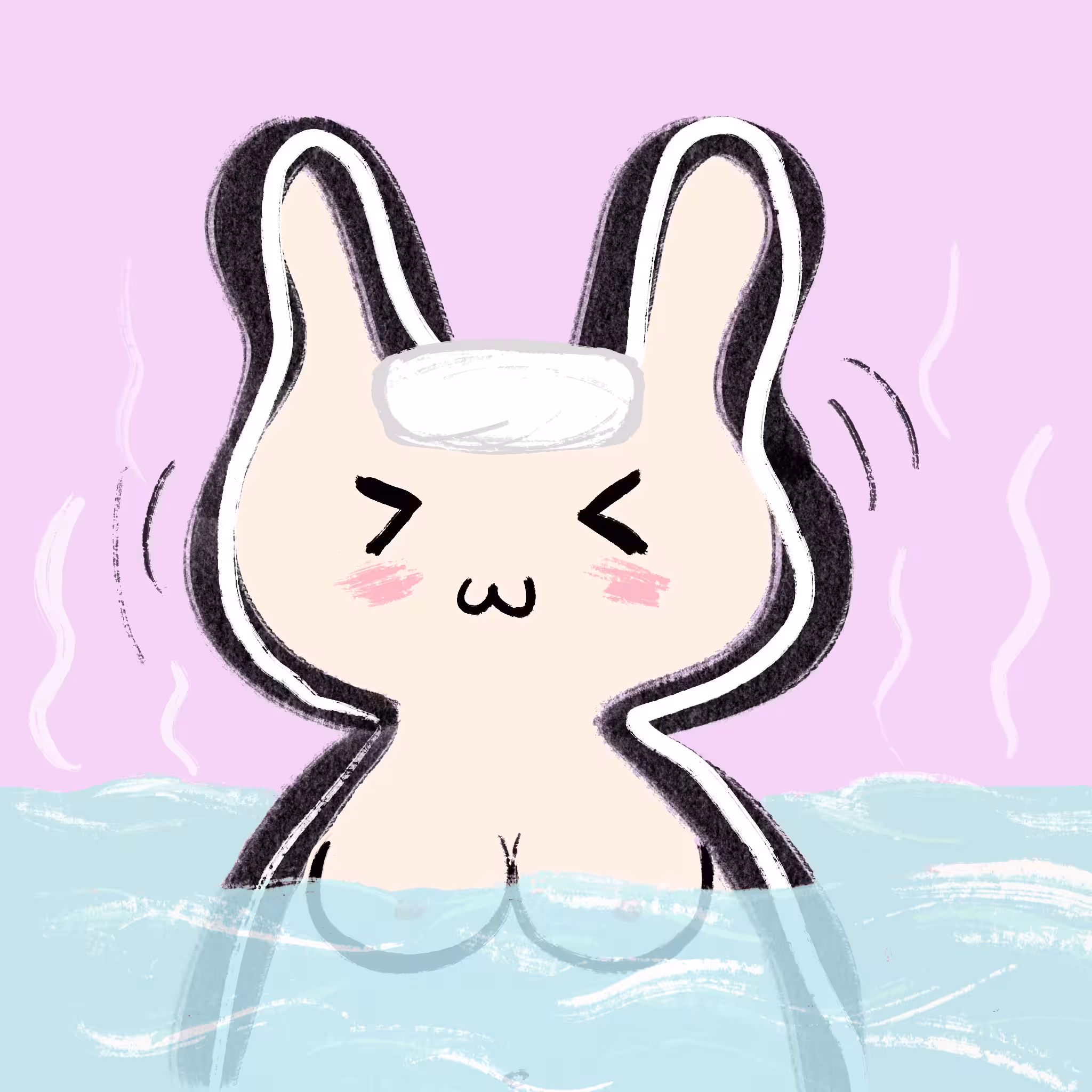Rabbit Pop #0017 Onsen Lover