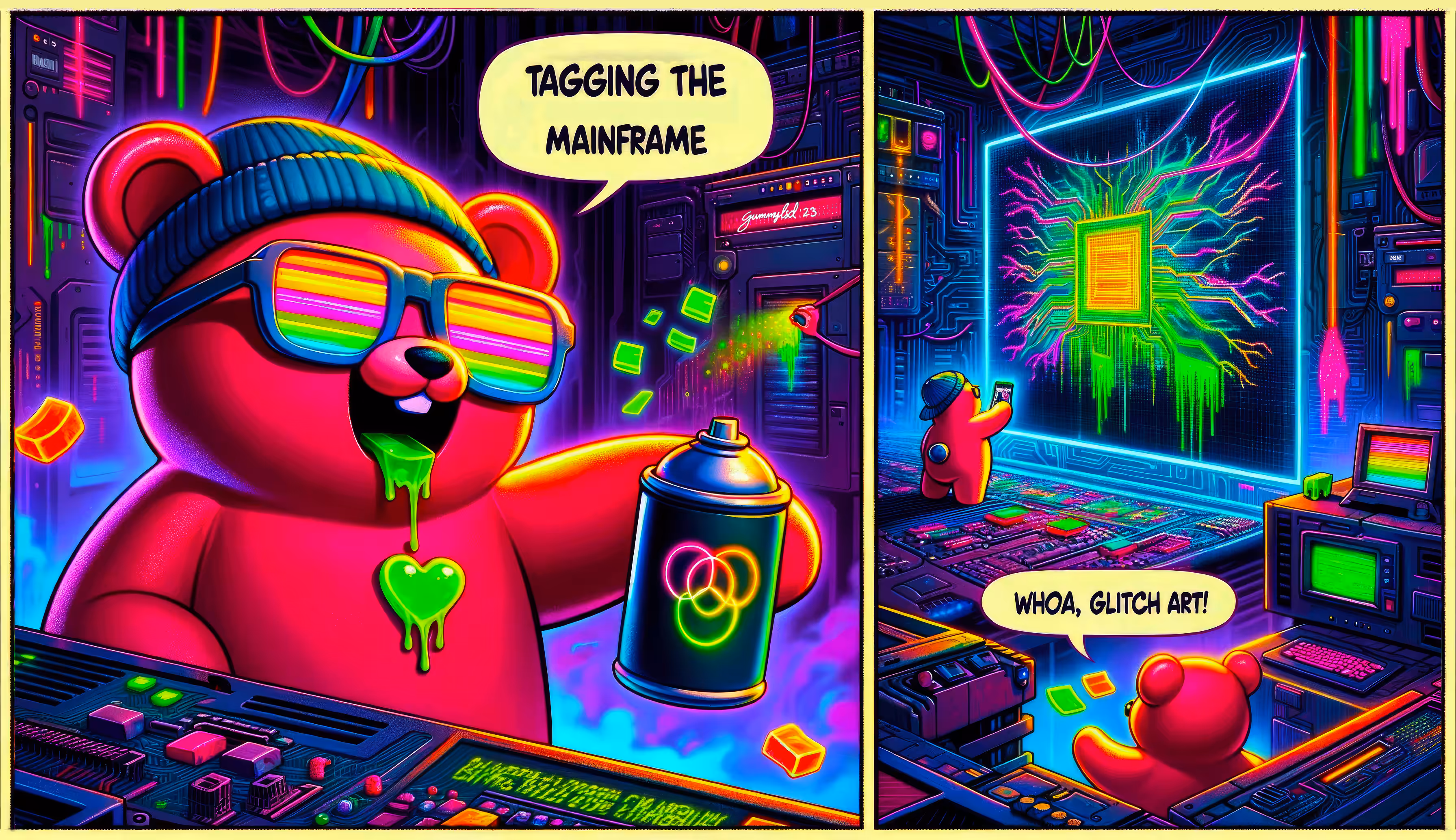 Tagging the Mainframe: LSDGB Comic #25 (Beardrop)