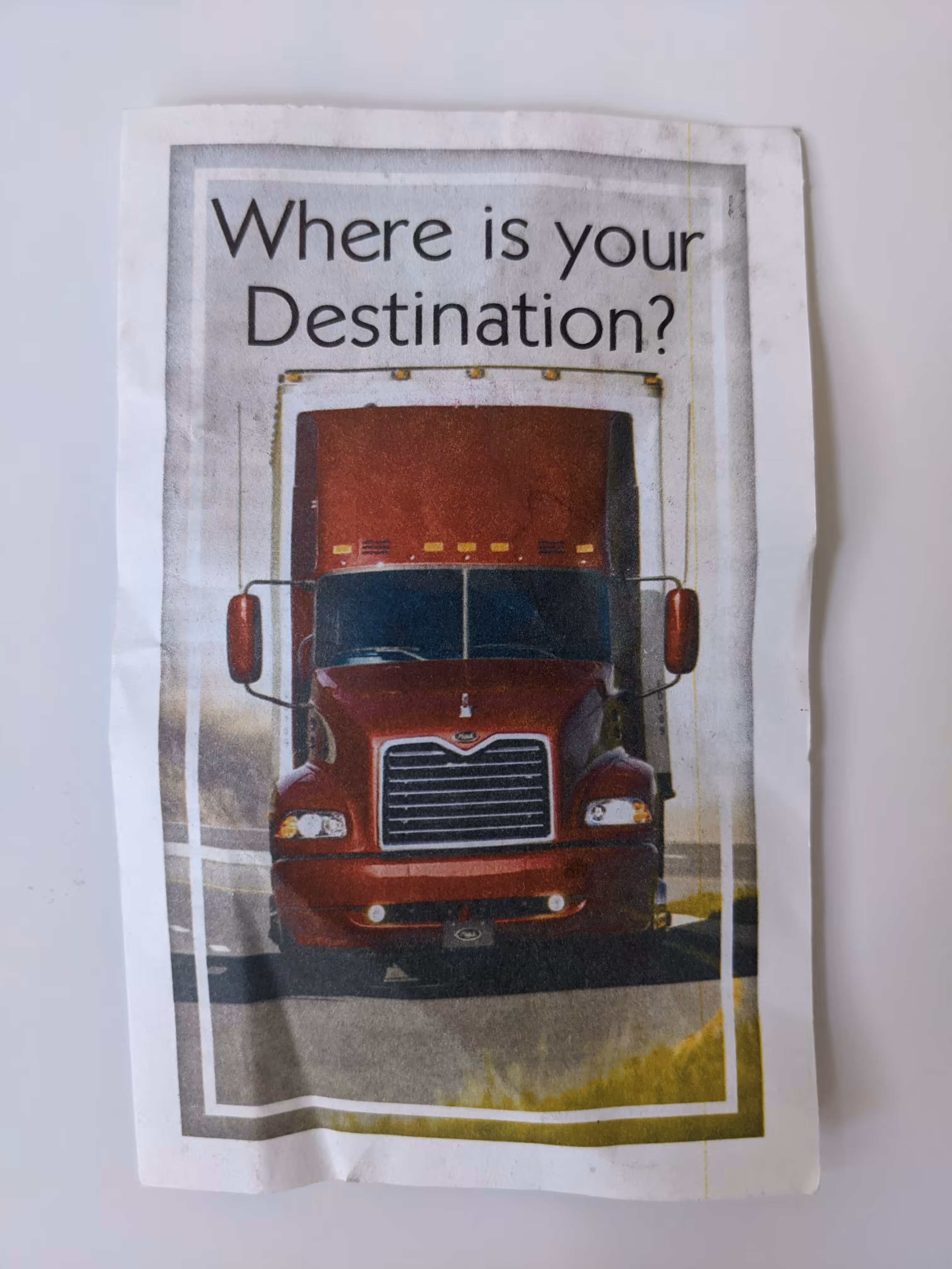 Where is your Destination?