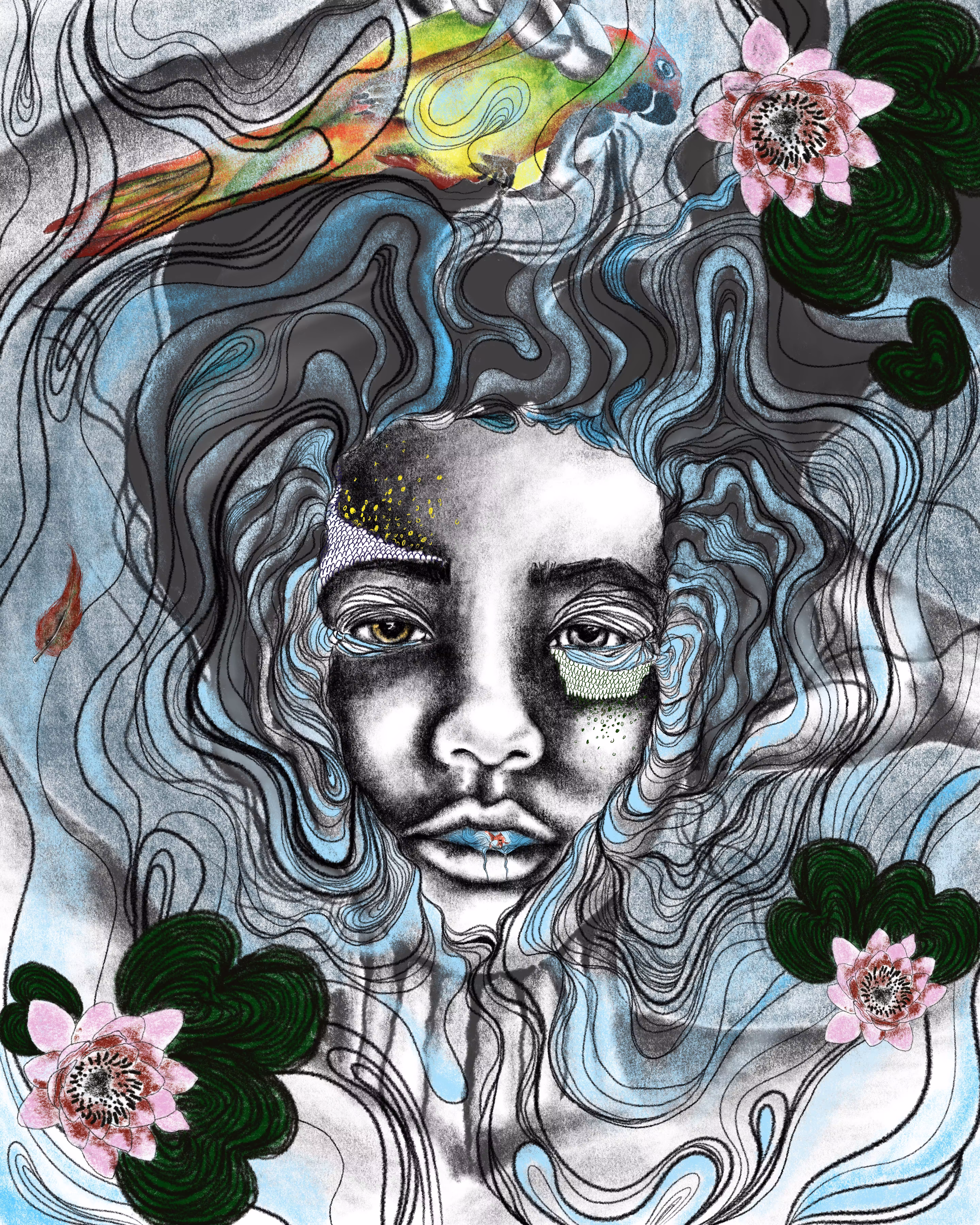 my surreal world: The intersection of death and life