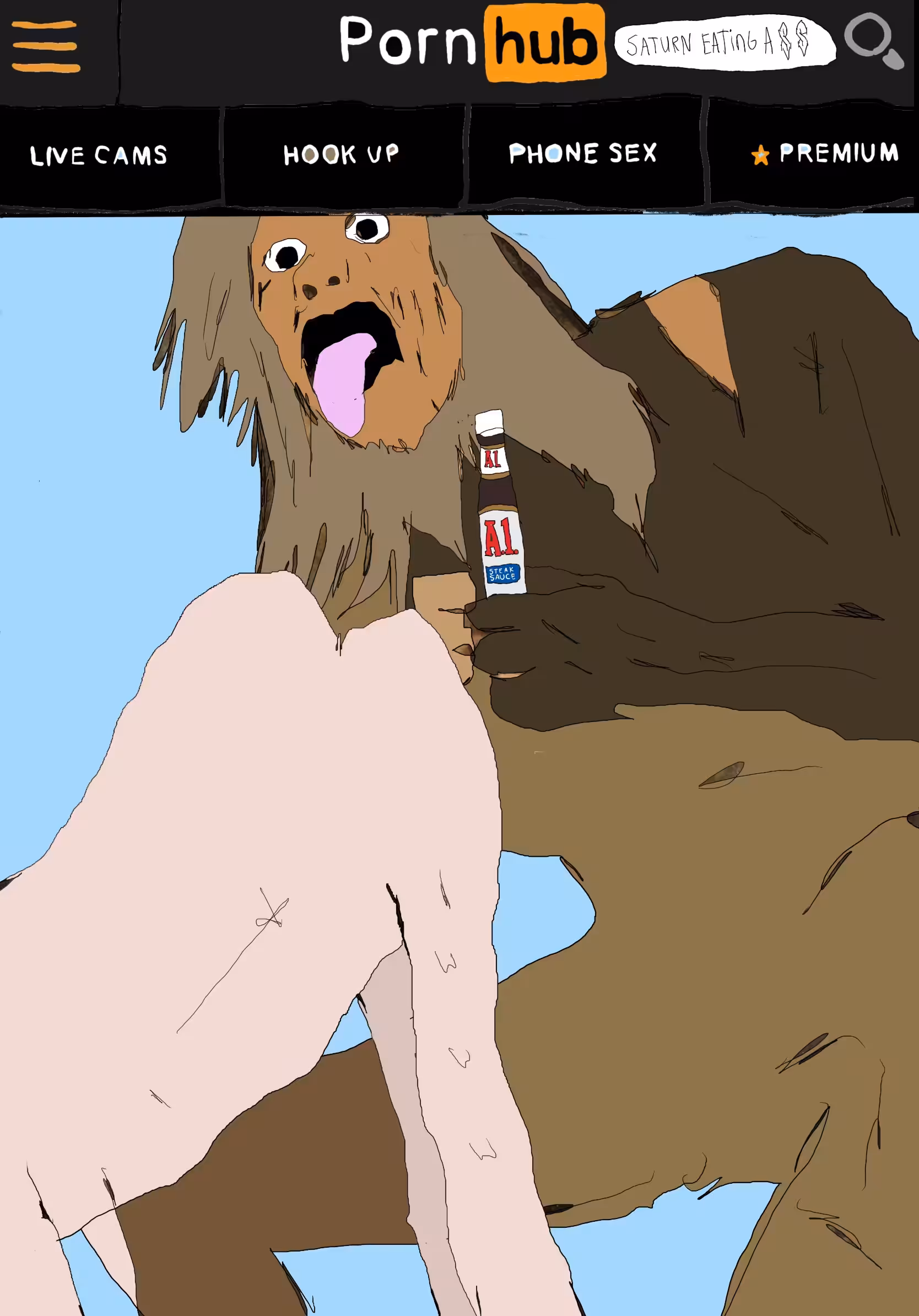 saturn devouring ass