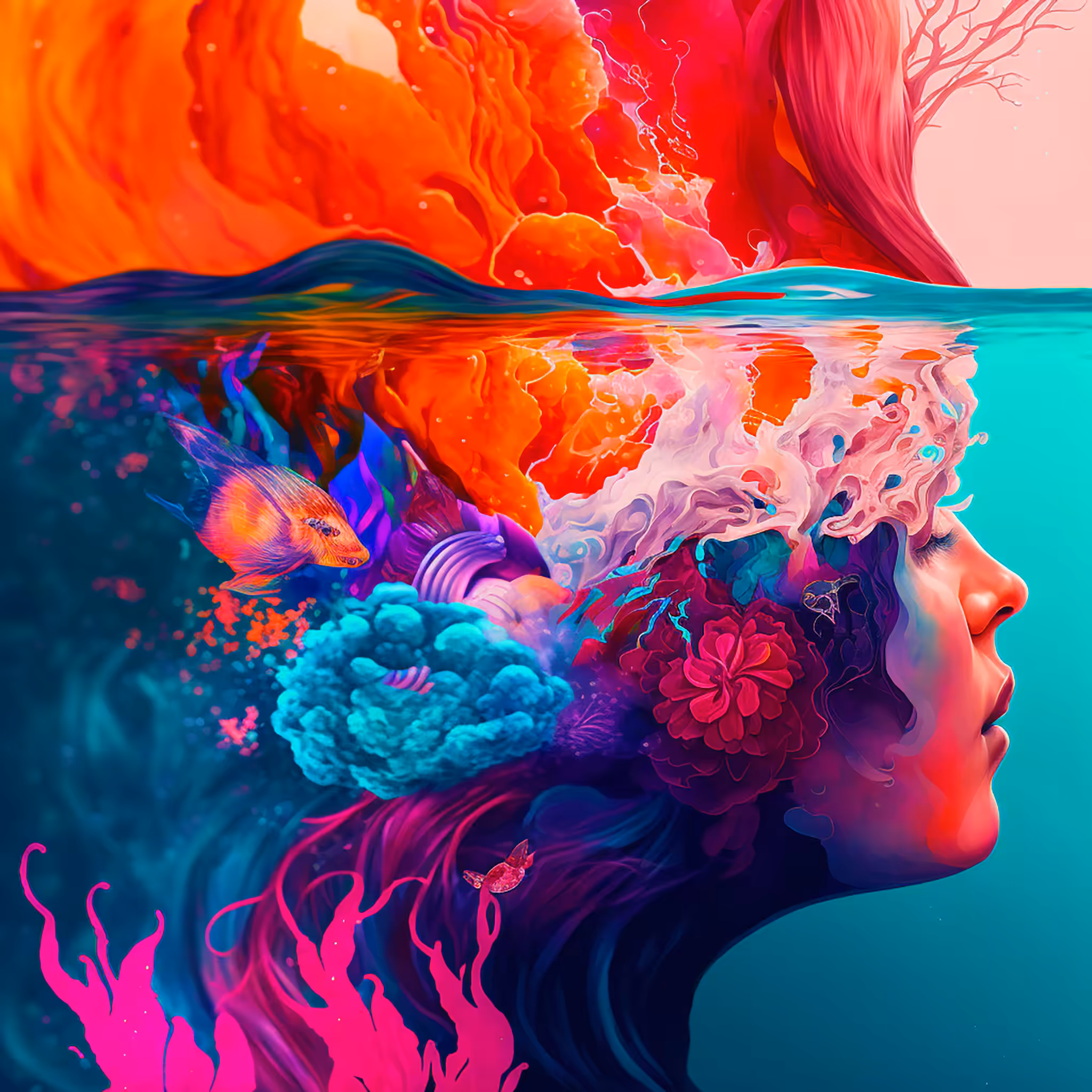 submerged