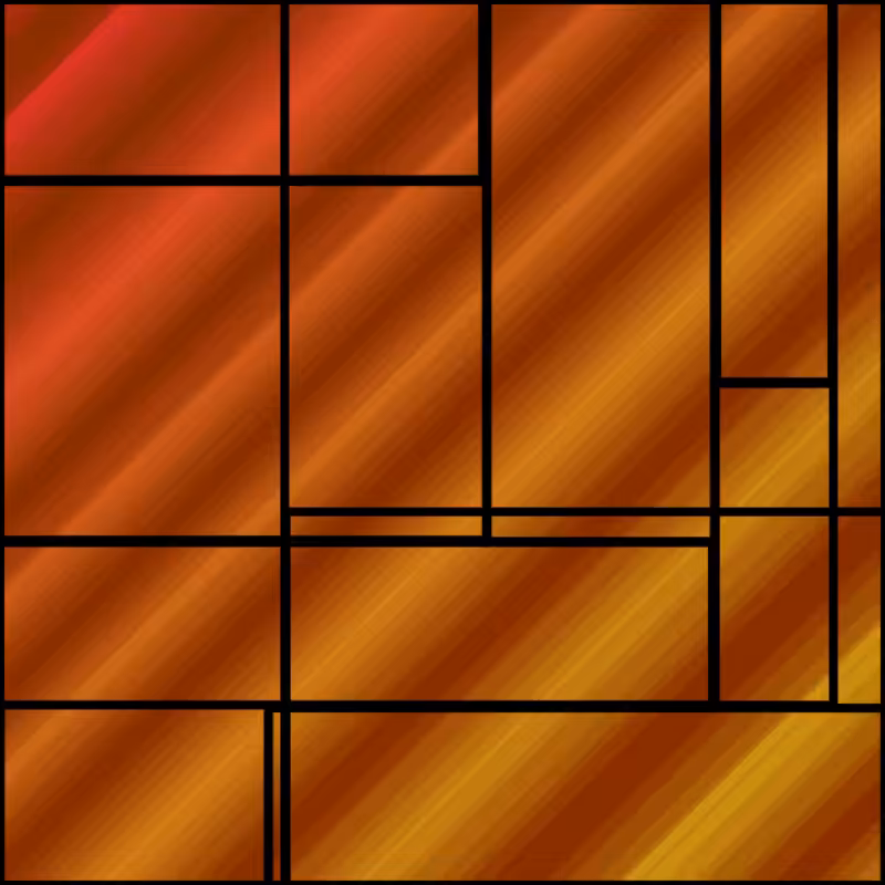 Stacked Mondrian #25