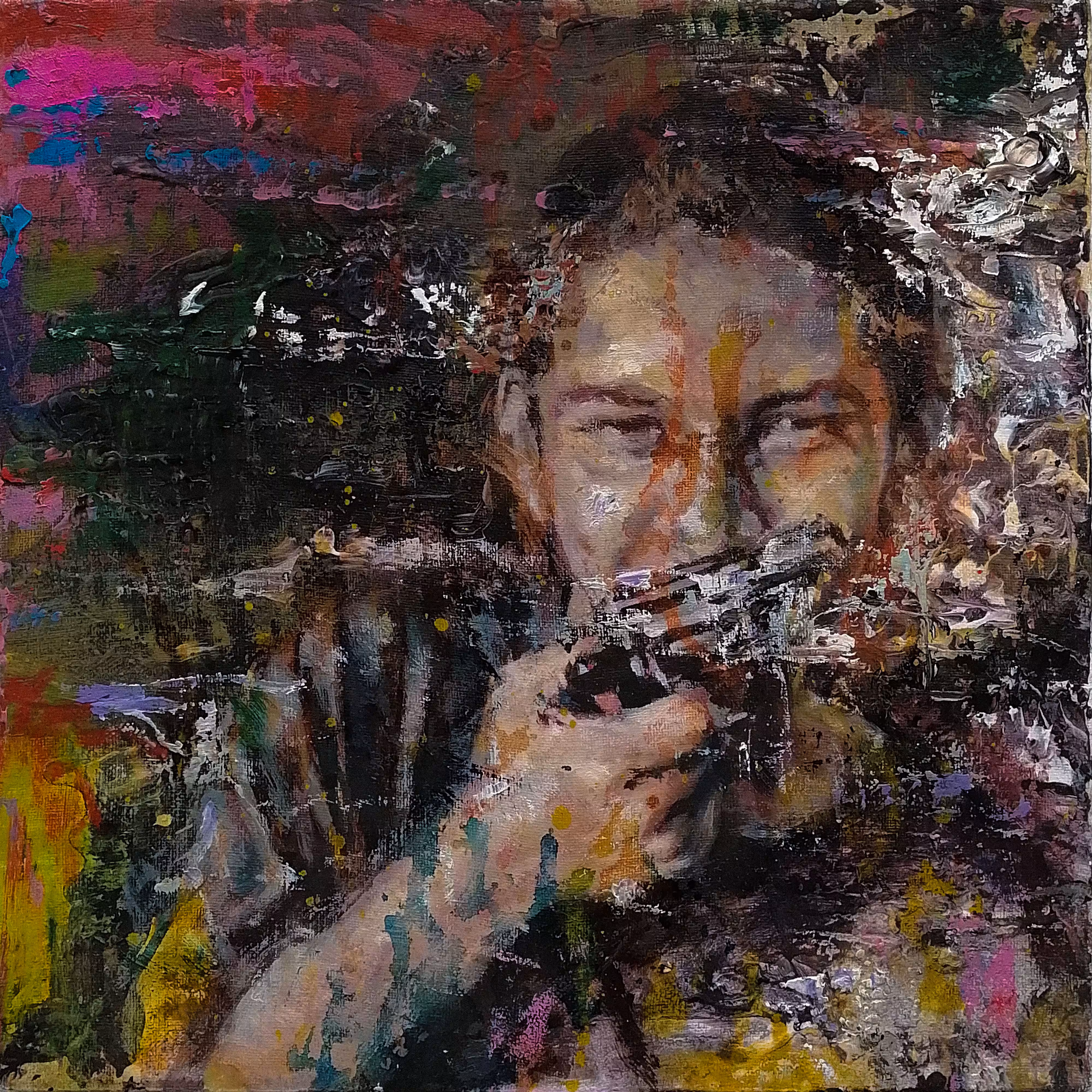 A boy with a gun