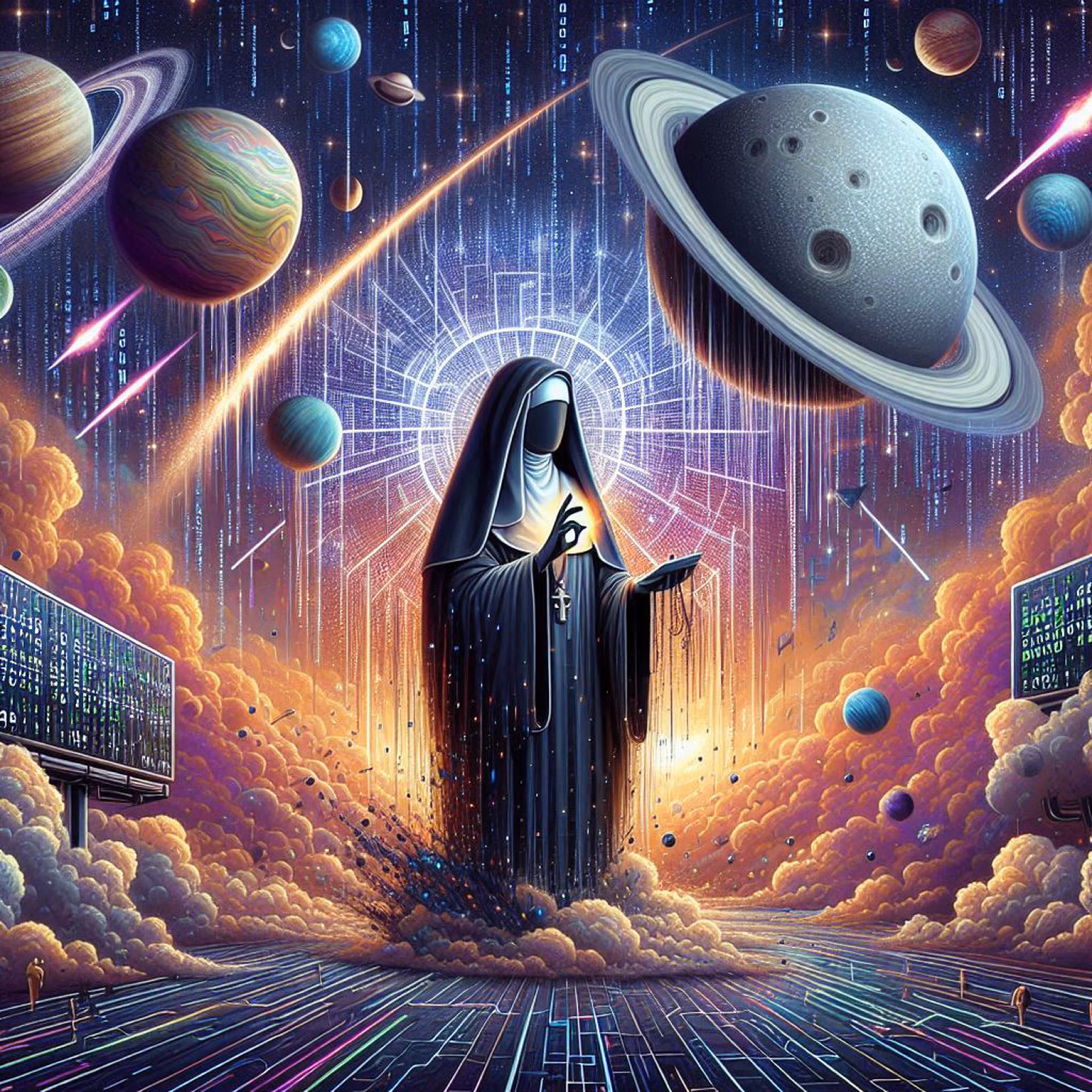 The Digital Priestess and the Sacred Code