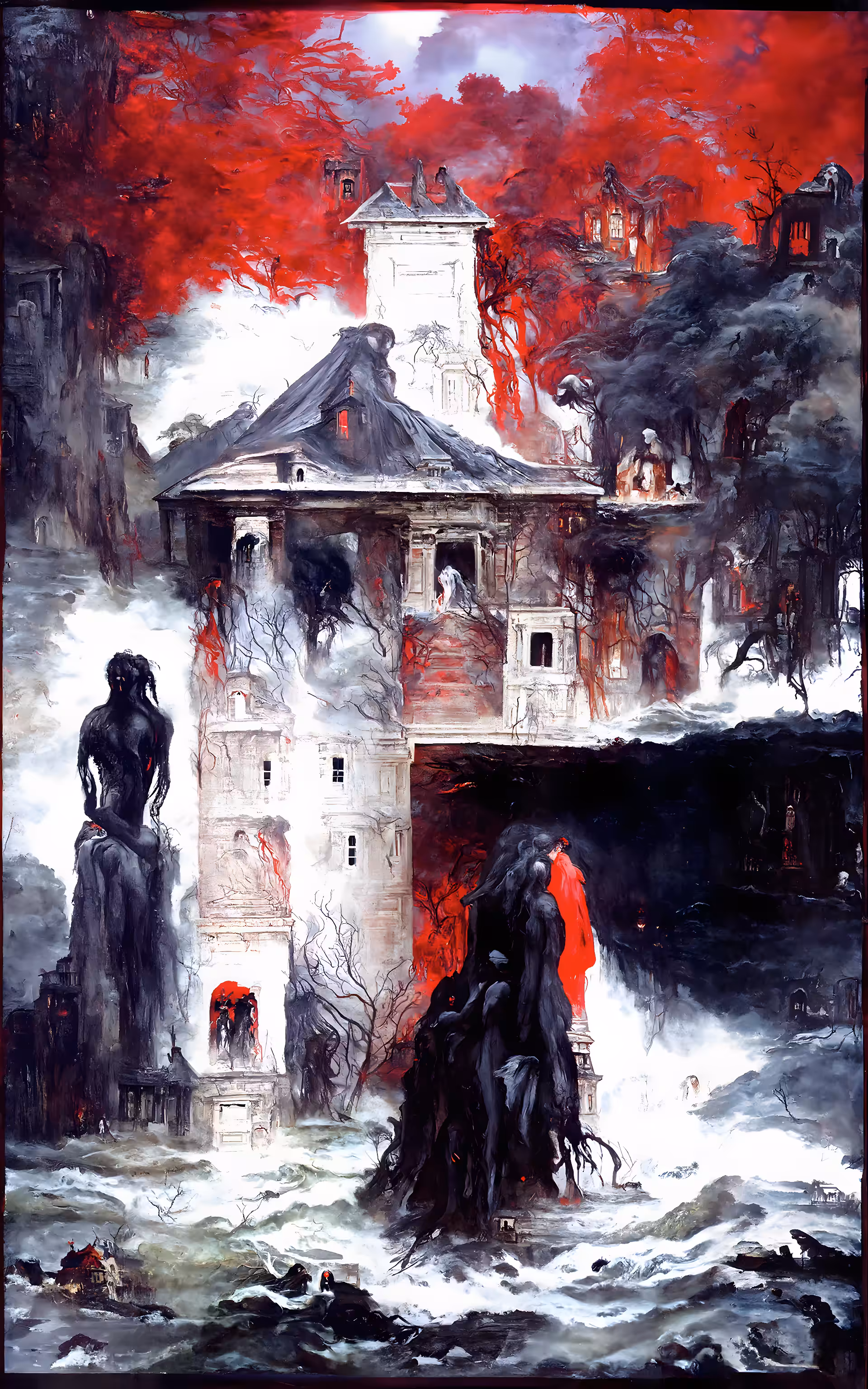 Red Tower Crumbling #6