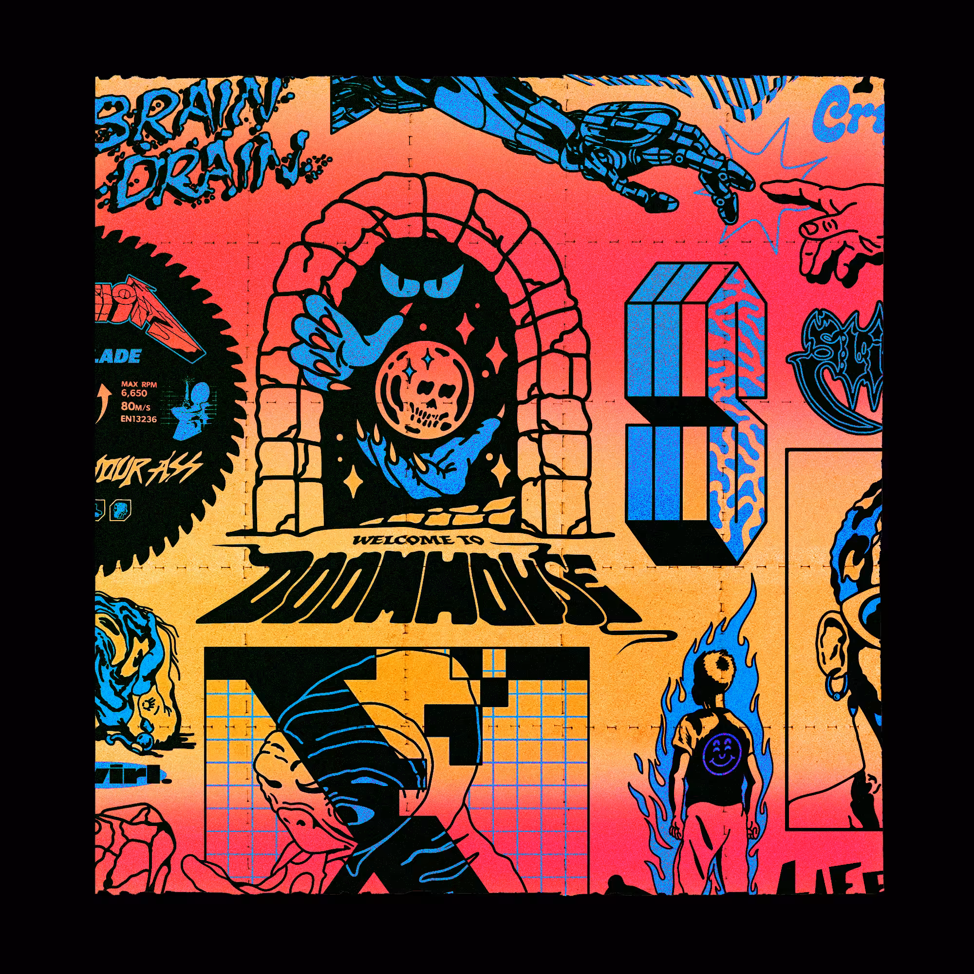 BRAIN DRAIN | Static Acid Wash Edition 