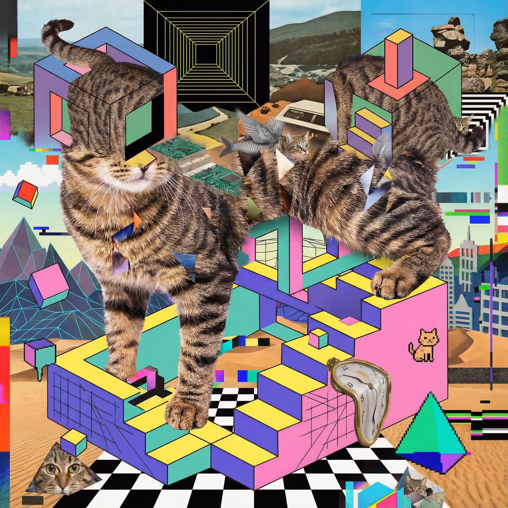 abstract cats #29