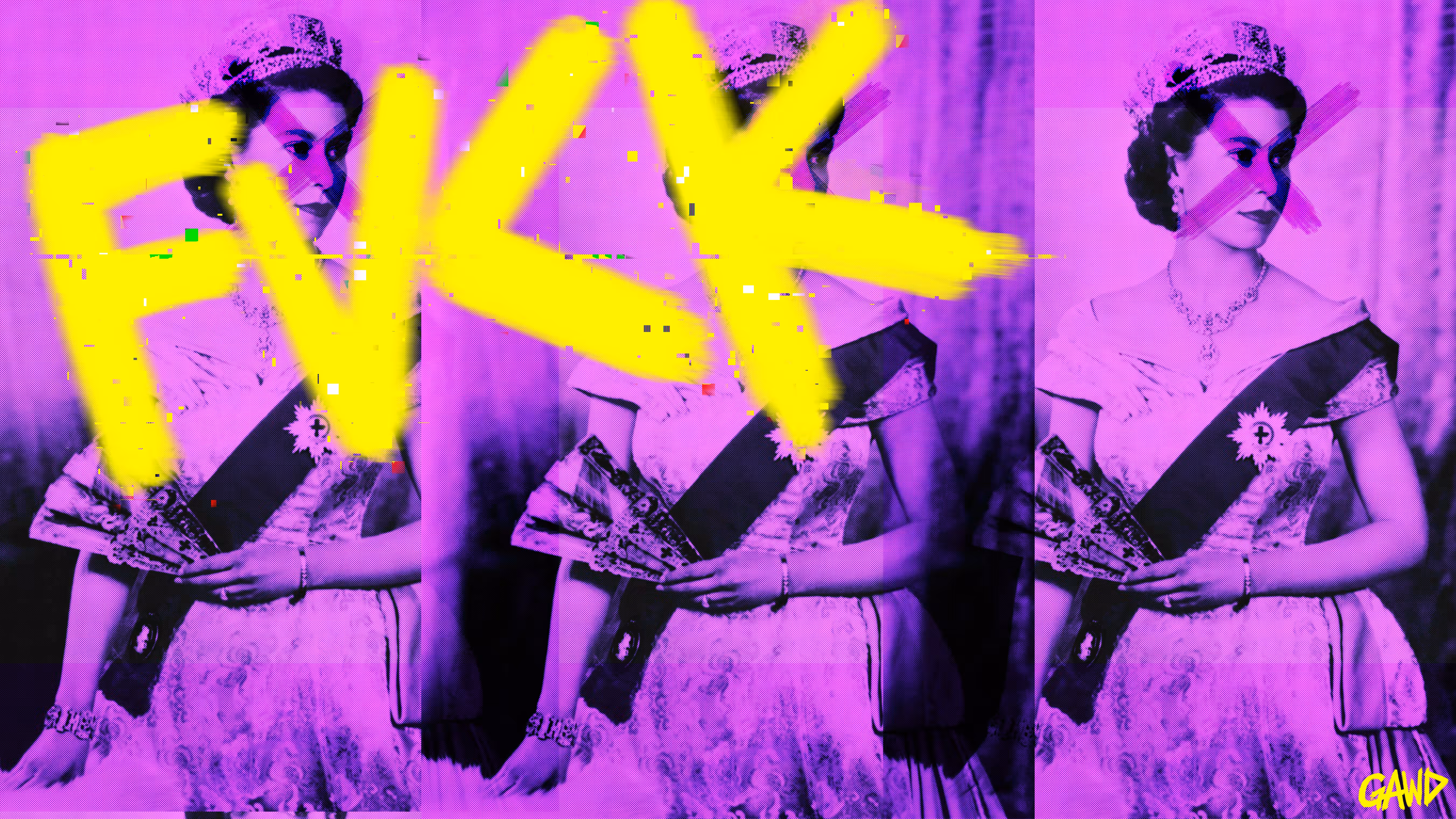 FVCK THE SYSTEM (PURPLE STILL FRAME #1)