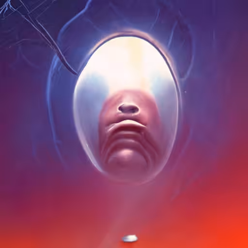 The Rise of Consciousness A (In The Style Of a 70s Science Fiction Novel Cover)