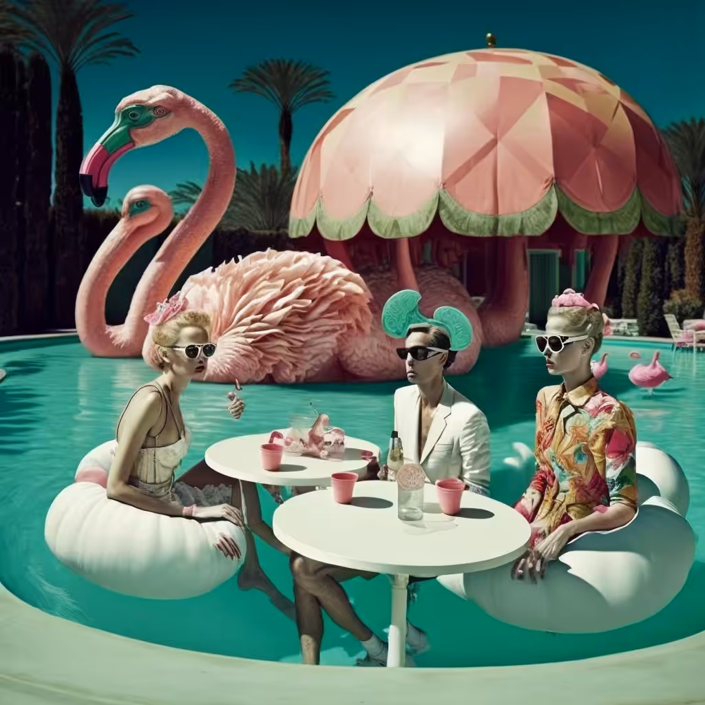 Fashion Flamingos #3