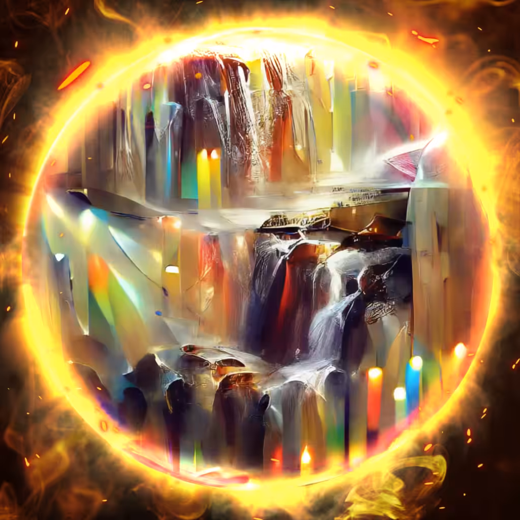 The Paint Waterfall