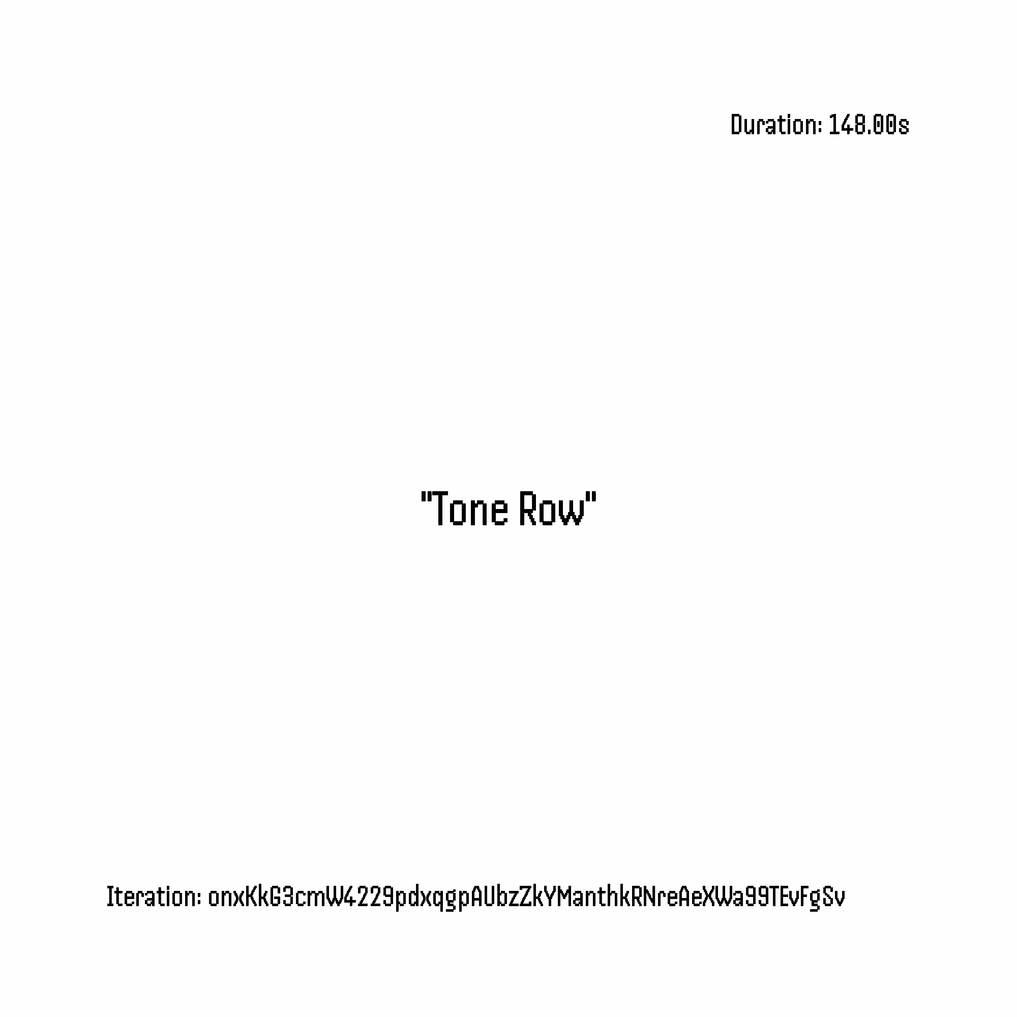 Tone Row #120