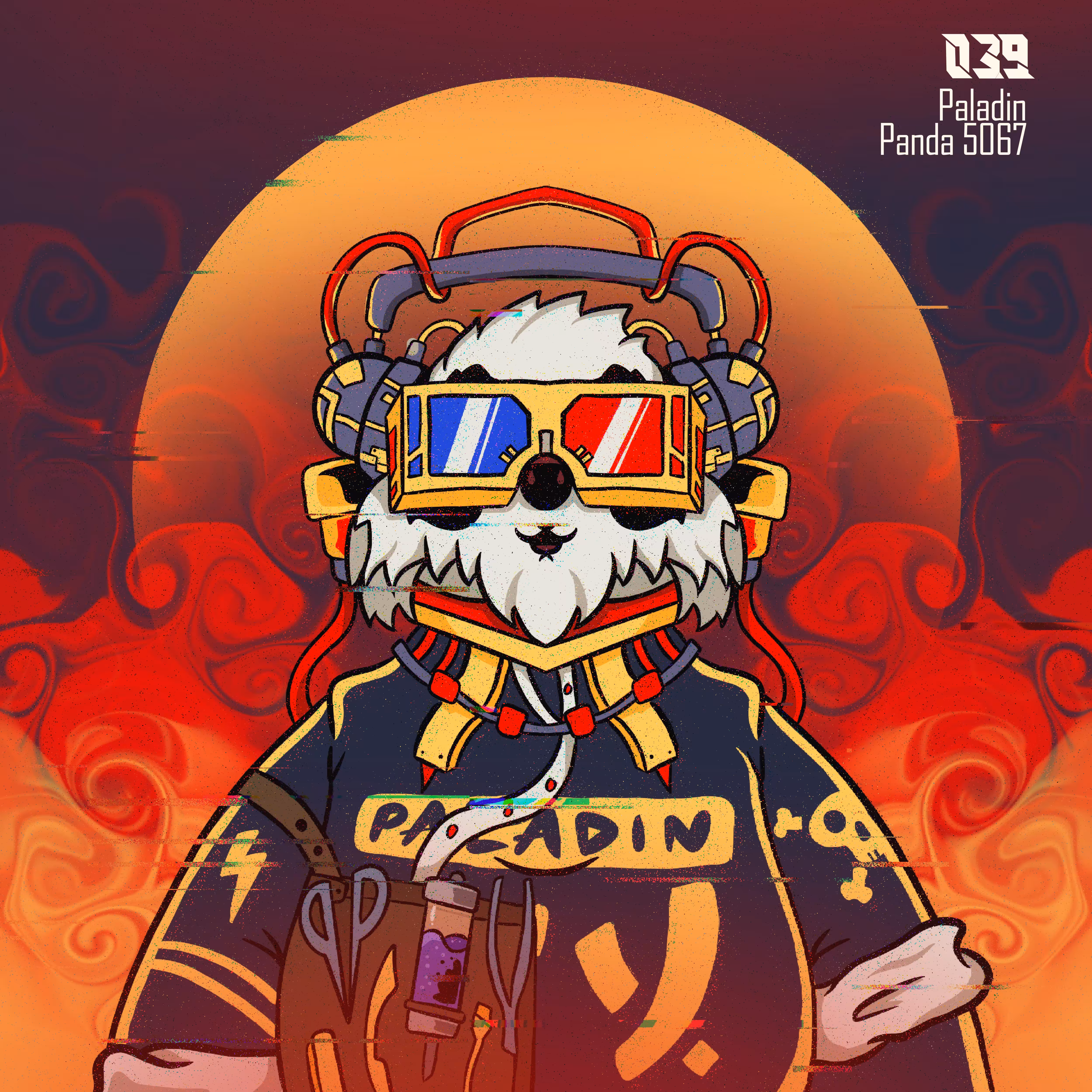 Cyberpunk Style 039 Paladin Panda 5067