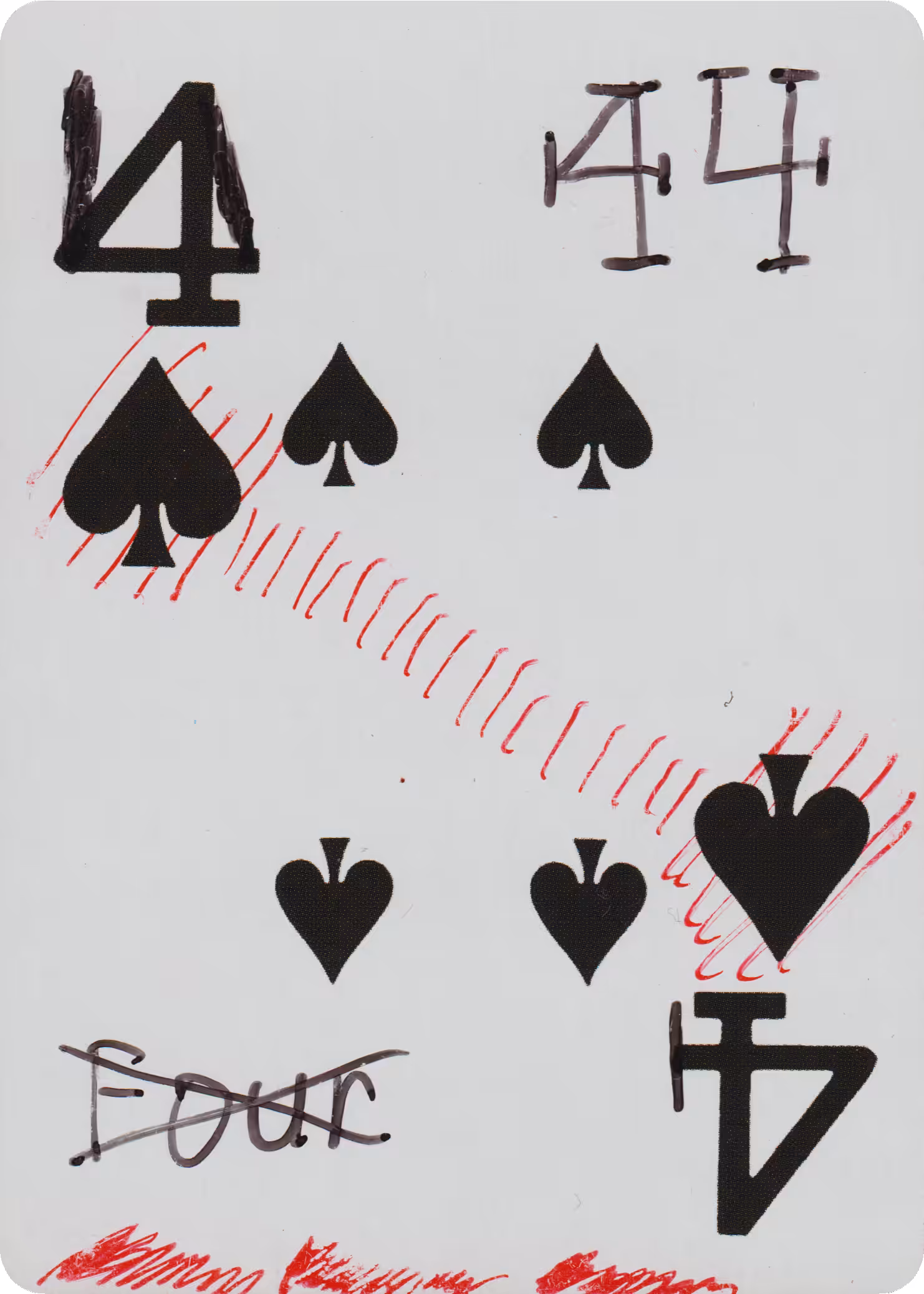 4 of Spades - Deck of Demise