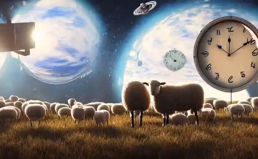 Let me sleep, and dream of sheep (large video)