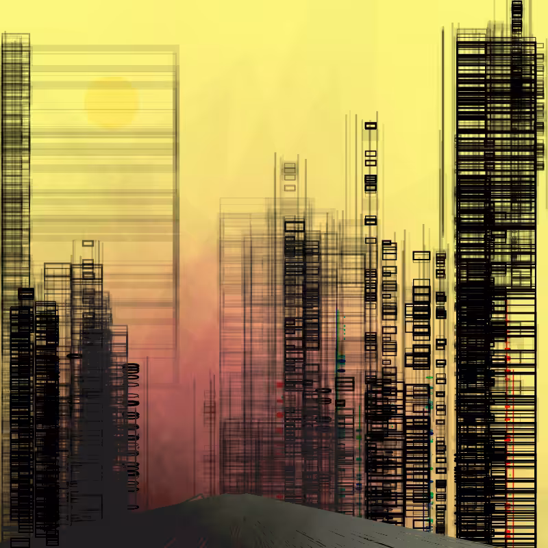 Contemporary building sketches #124
