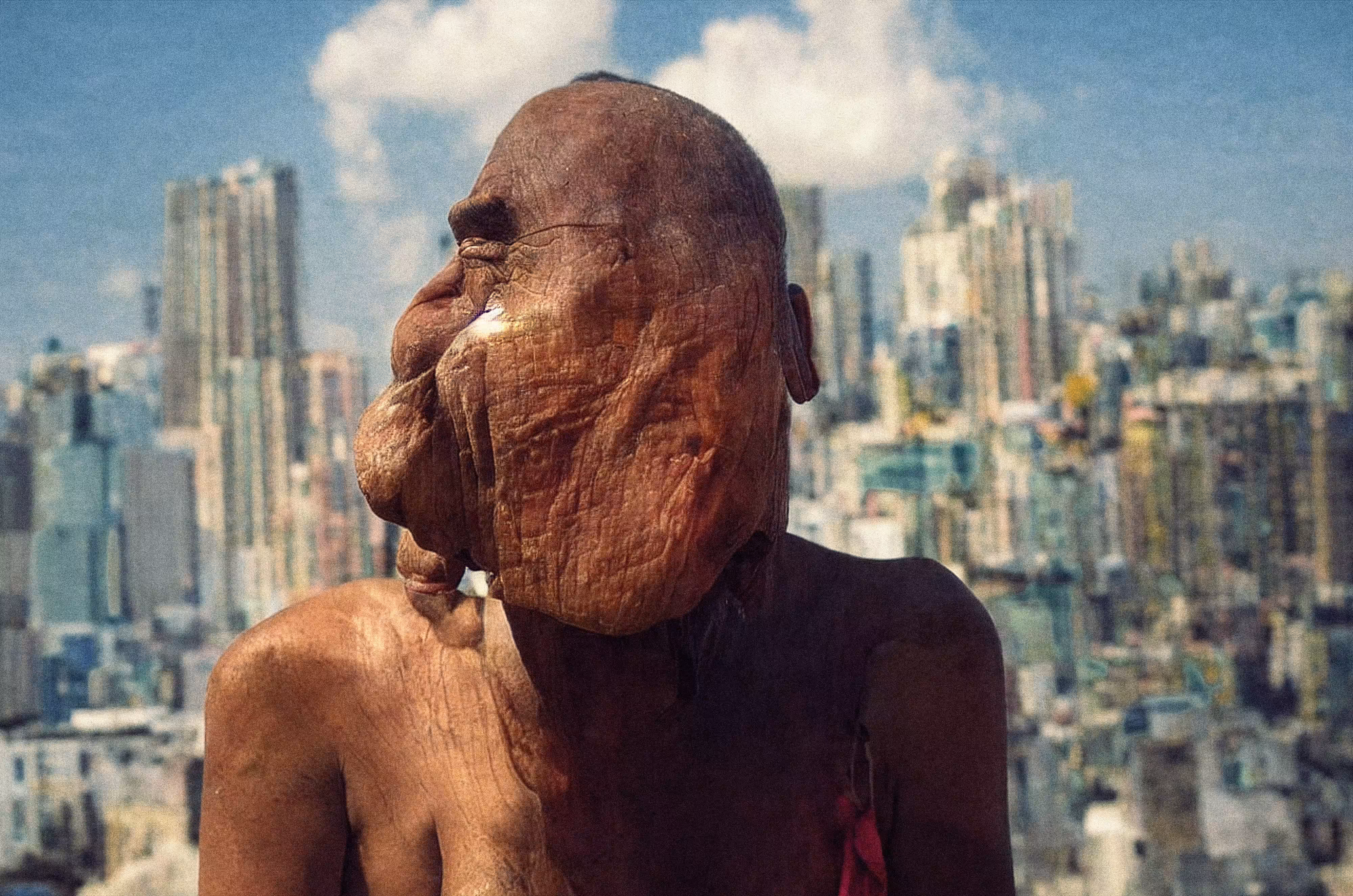self-portrait posing as current world state i