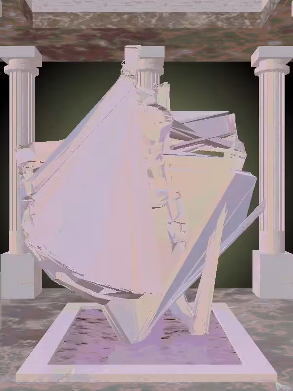 HeavenComputer: The Fragmented Drunk Dusky Pale Pink Man #2442
