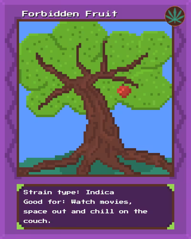 Weed Cards #8 - Forbidden Fruit
