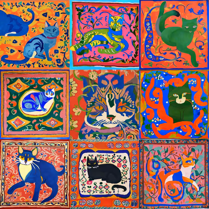 99 Patchworks of 9 Lives #15