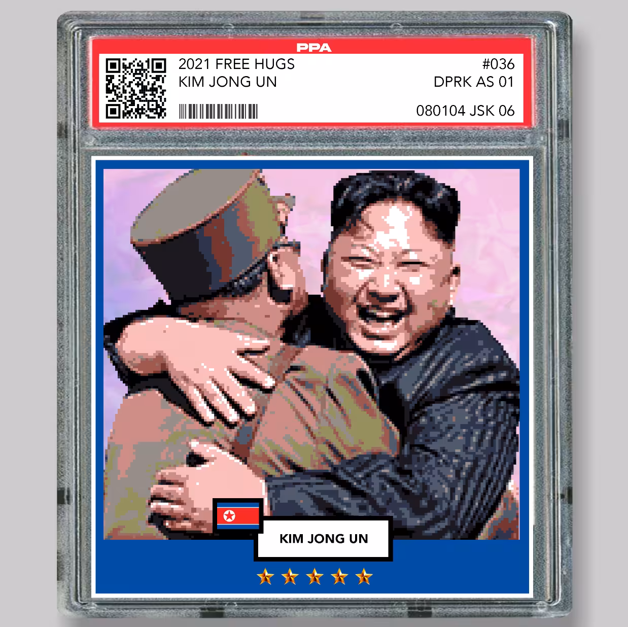 036 Kim Jong Un "Free hugs"