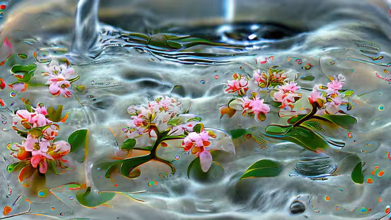 Flowering Water (Pixray)