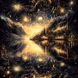 Midnight's Golden Dawn