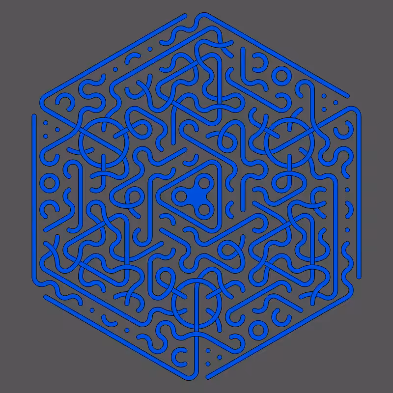 Threefold Symmetry - Dark Variations #363