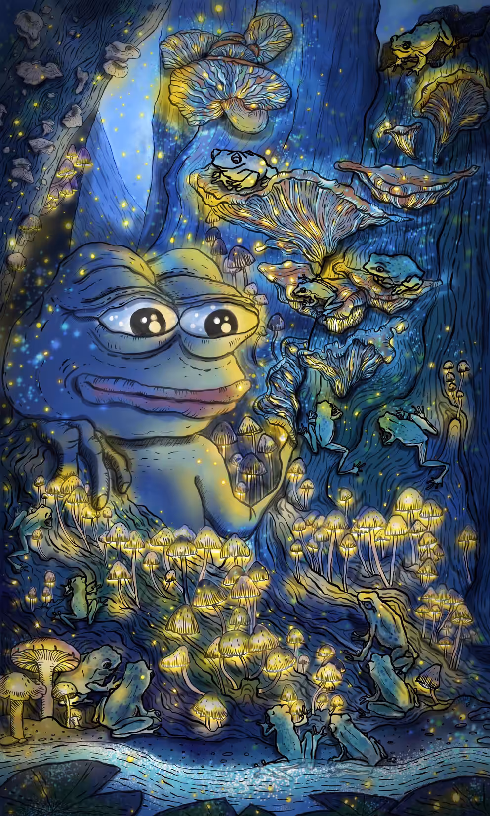 Pepe frog The Beginning of bedtime story