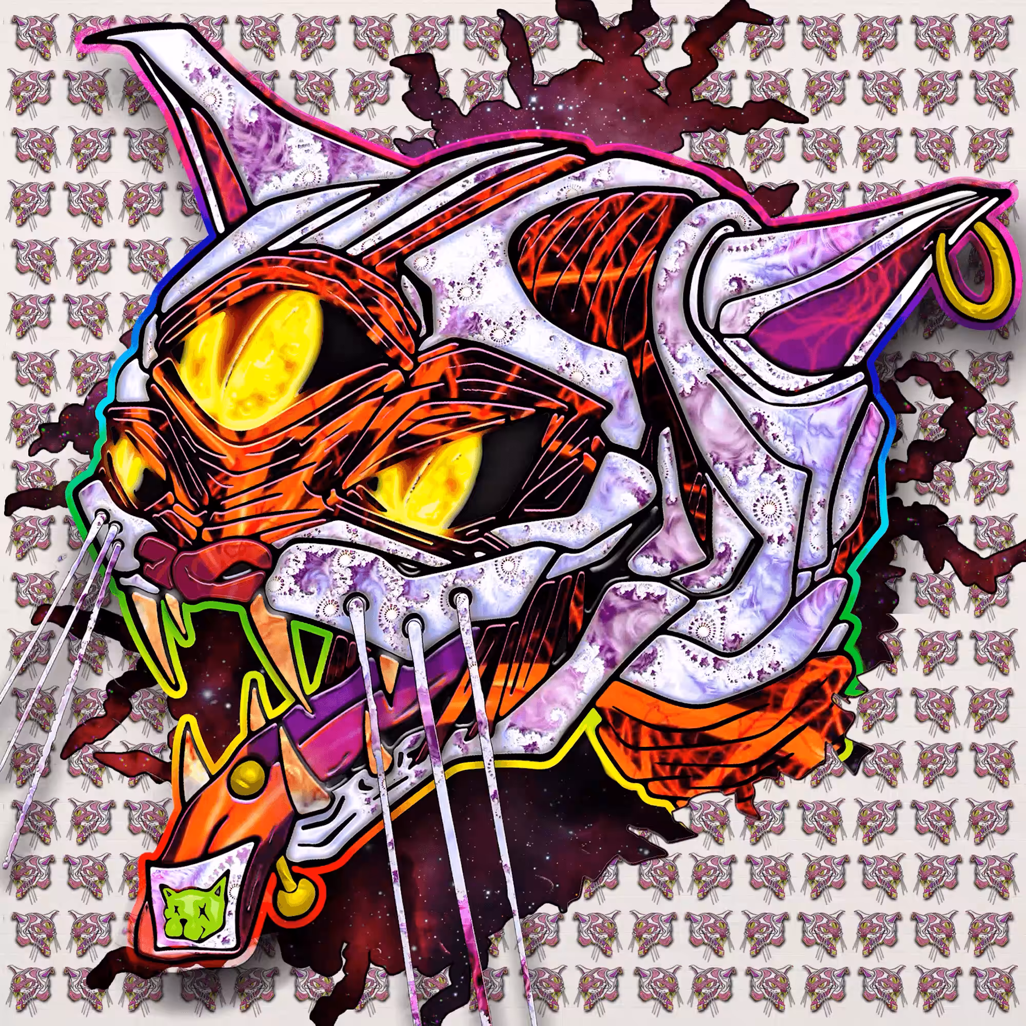 Cosmic Cat 2/33 🐱✨ Limited Edition Collectibles by ViNNi KiNiKi