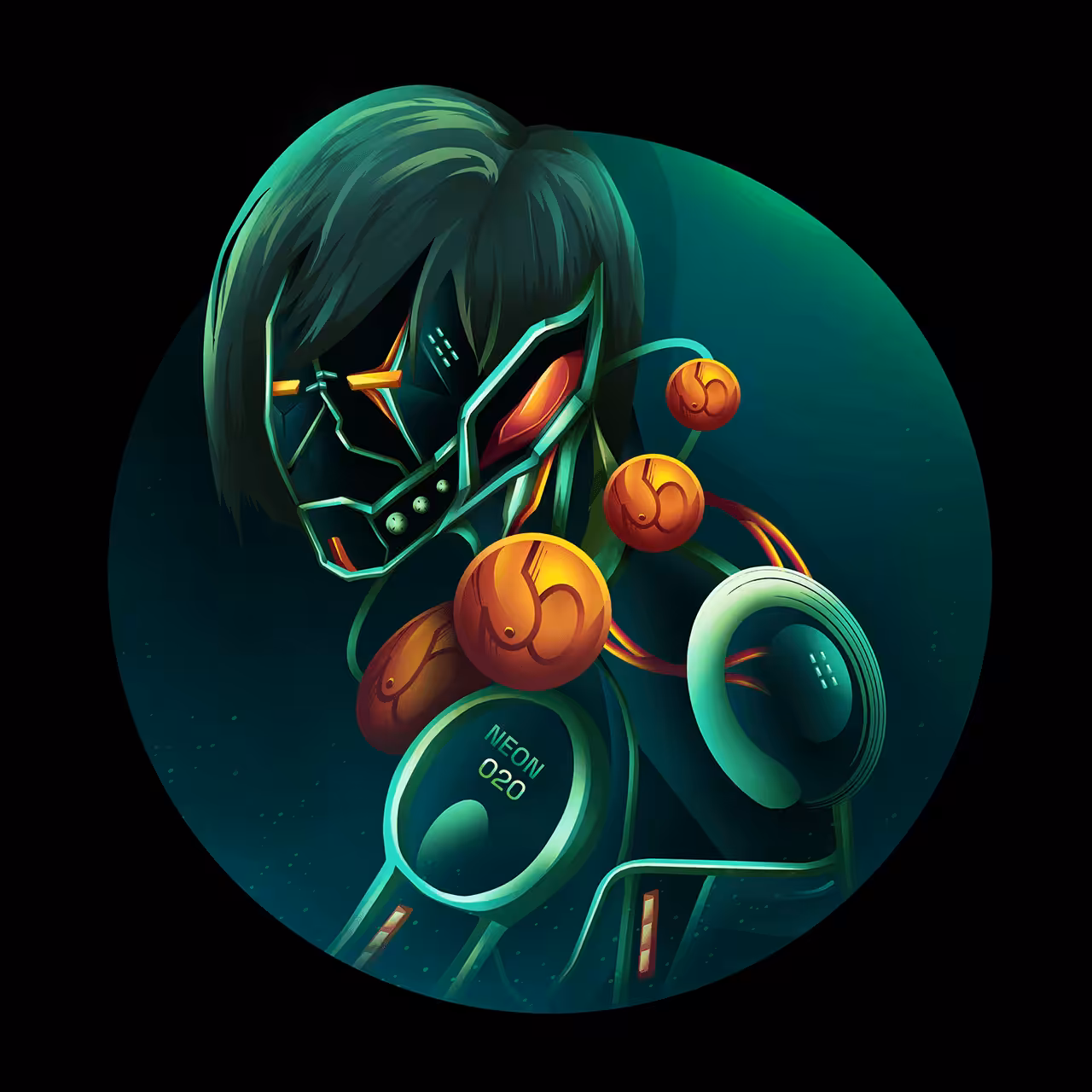 Neon Borg #020