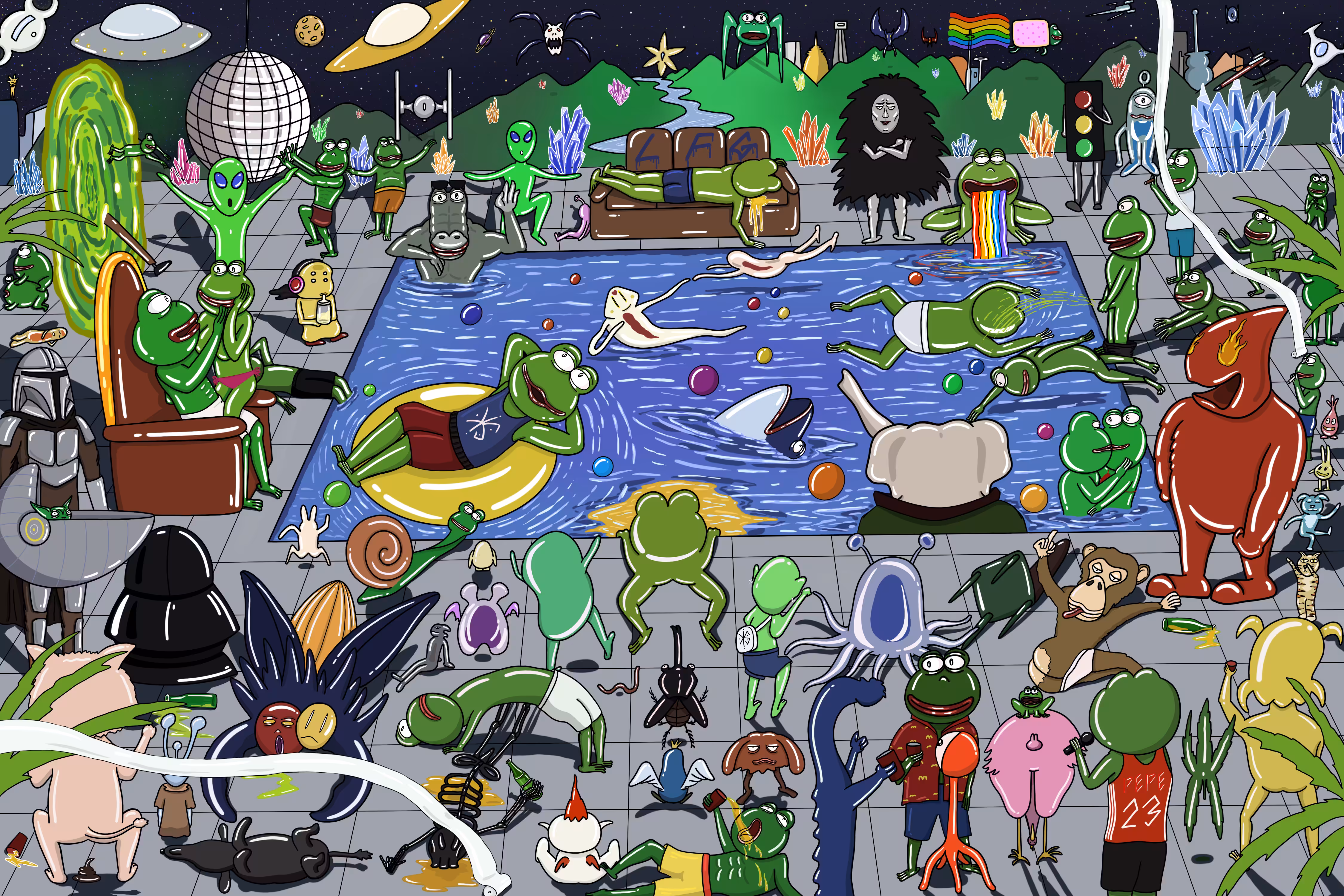 Pepe's Pool Party