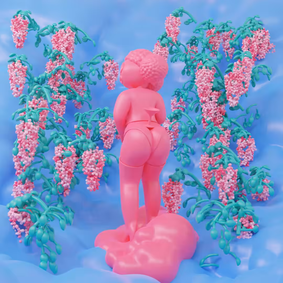 Wishful blooming.