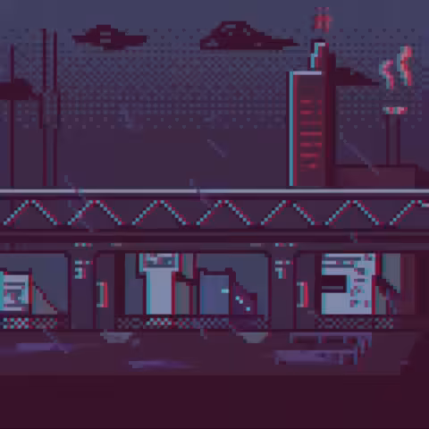 cyberpunk metro