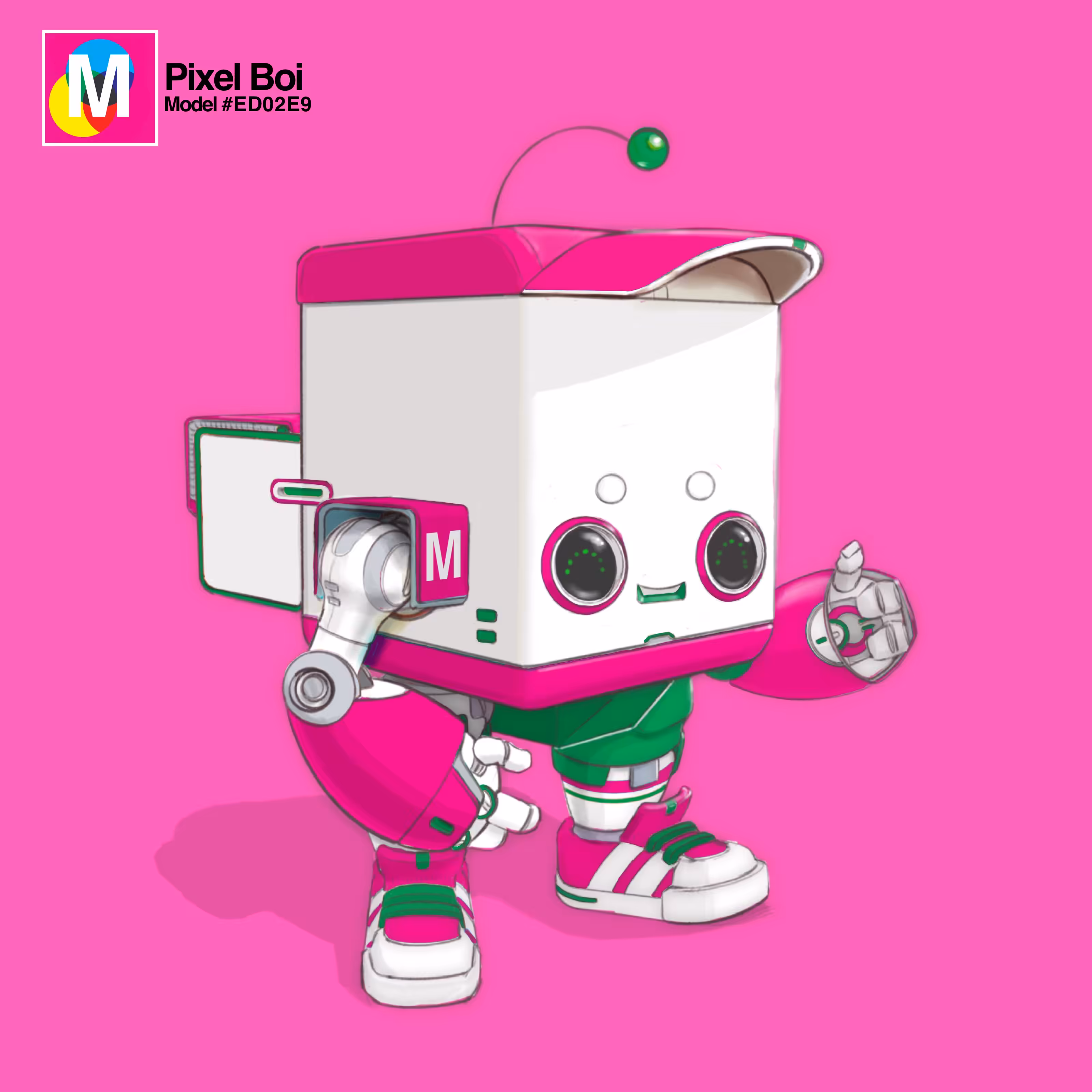 Pixel Boi - Magenta