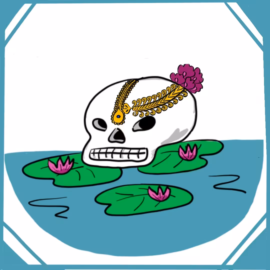 Bejeweled Skull