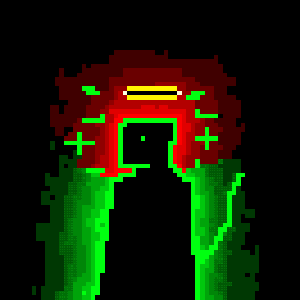 ZOXO PIXEL: Green & Red