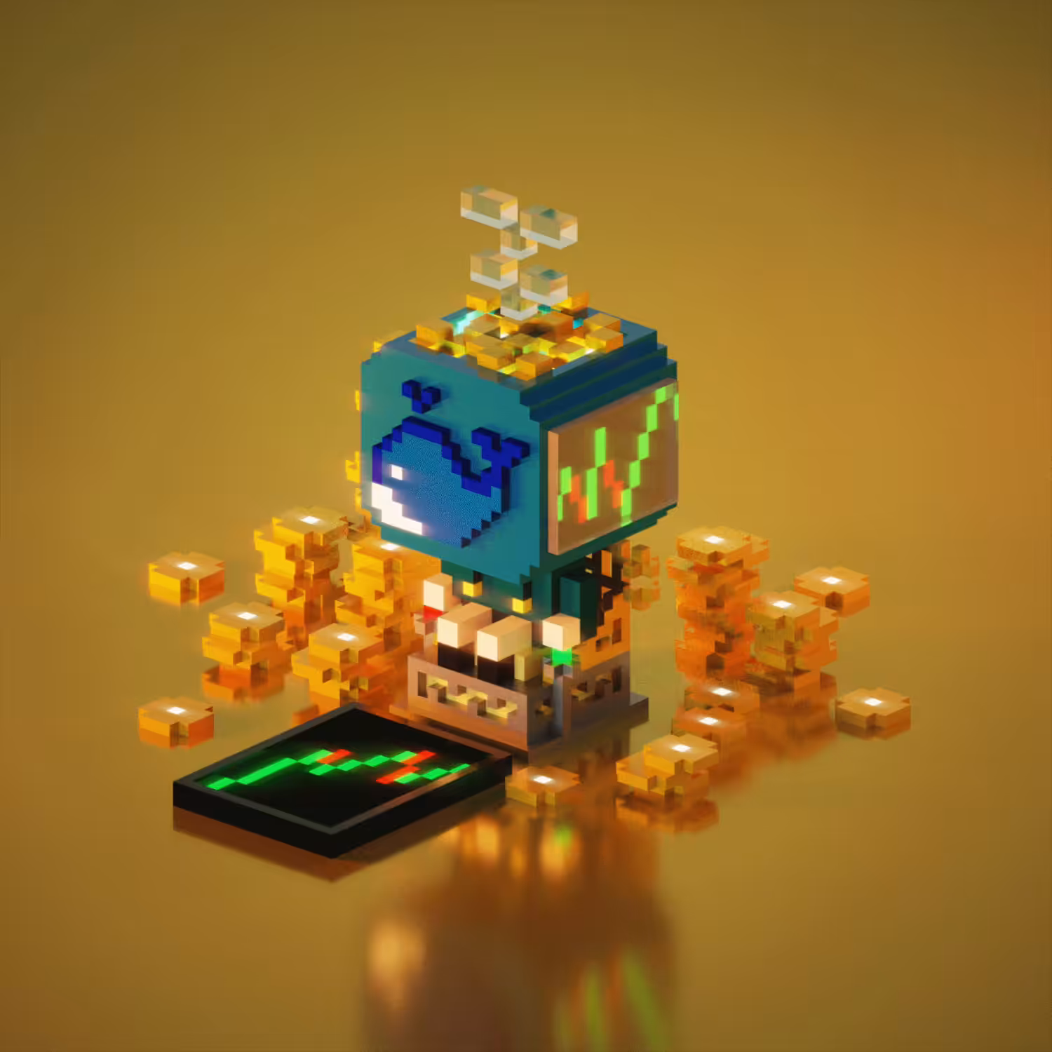 Cryptovoxelstories #50 - WHALE (SUPER RARE)
