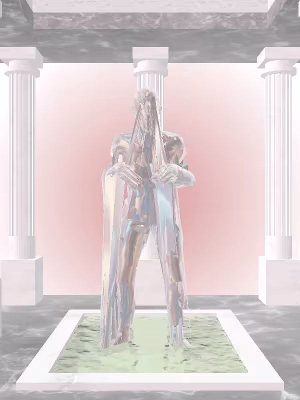 HeavenComputer: The Old Holographic Glow Woman #2911