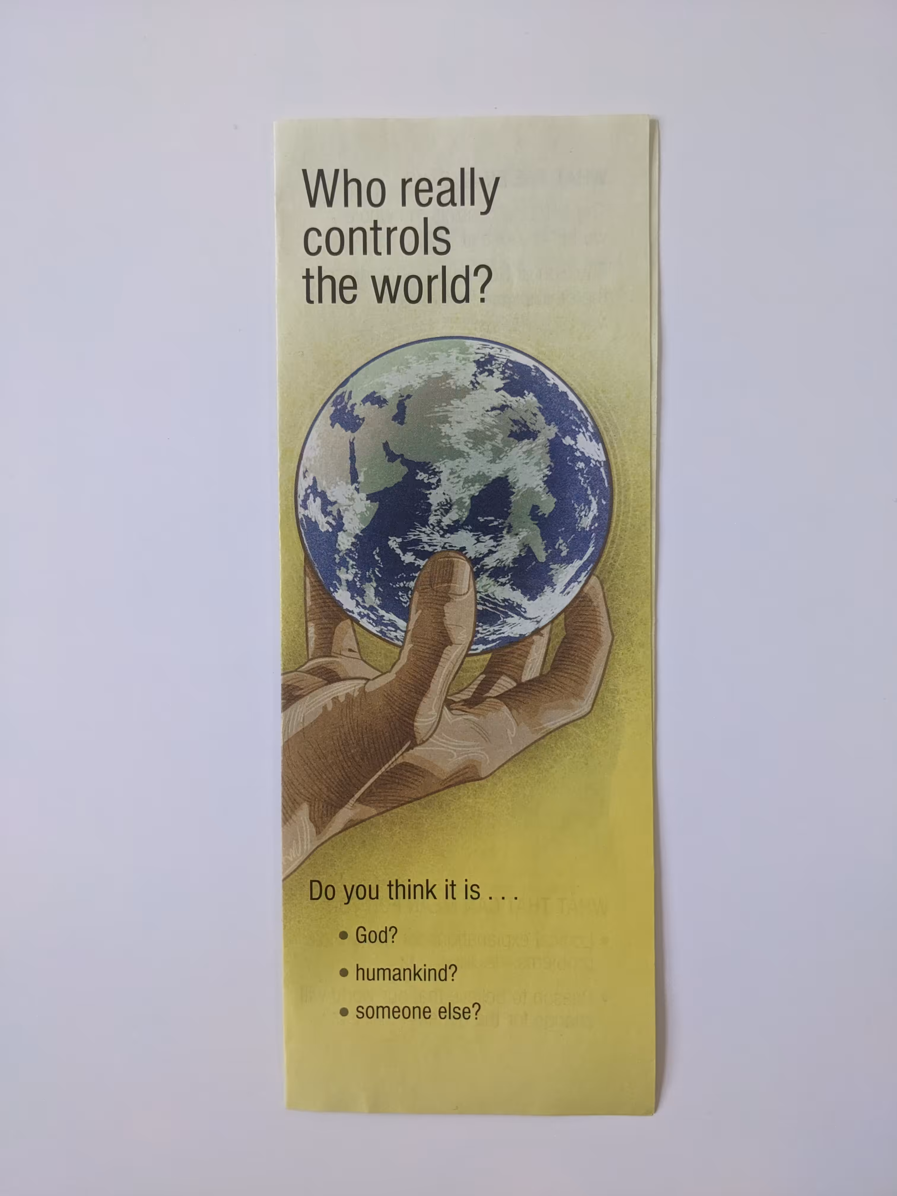 Who really controls the world?