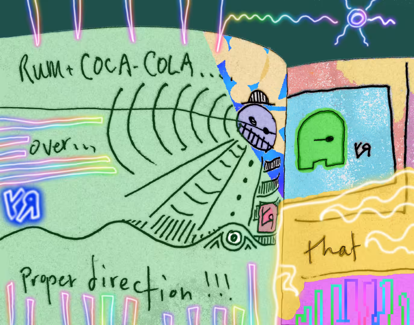 Post-Apocalypse ARTZ: "Proper Direction" by Richard F. Yates (Holy Fool)