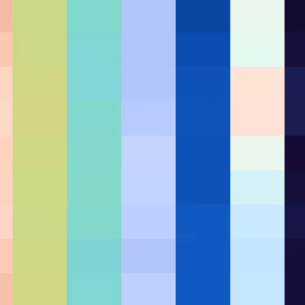 Pixelated Color Study #9
